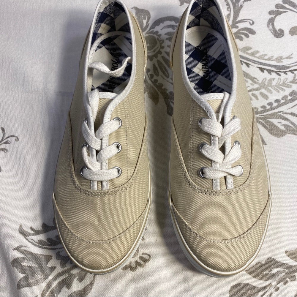 St Johns Bay Bastian Beige Lace Up‎ Sneaker